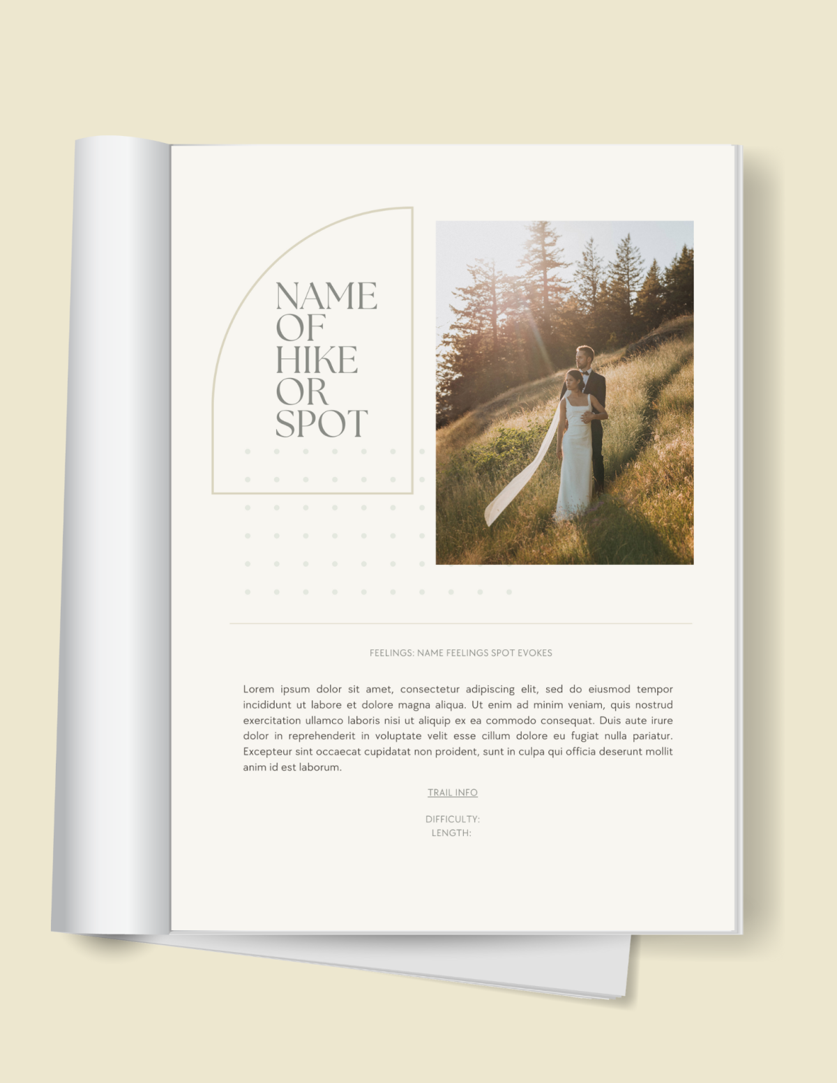 THE MINIMALIST, LOCATIONS GUIDE TEMPLATE