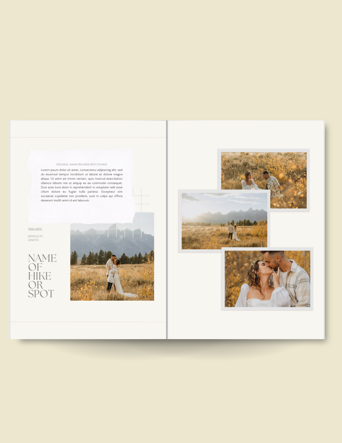 THE MINIMALIST, LOCATIONS GUIDE TEMPLATE